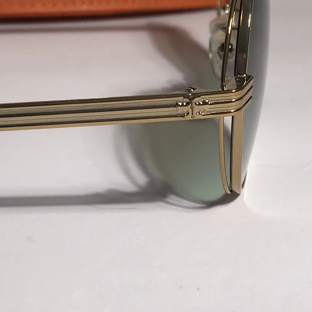 ✨ Tory Burch TY6085 Green & Gold Oversized Round Sunglasses – New Authentic